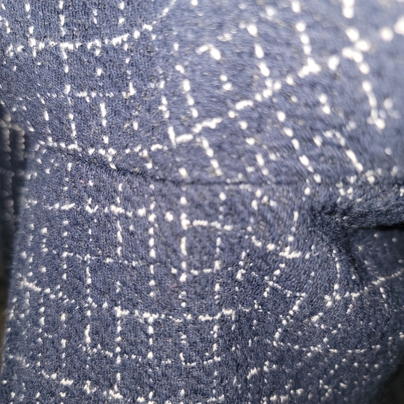 Anthropologie Cartonnier Blazer Size US 12 Blue/White - Picture 7 of 11